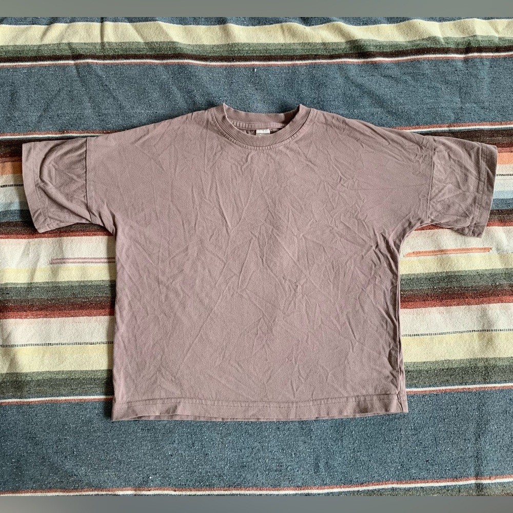Summer and Storm Oversized Tee Mushroom 3-4T